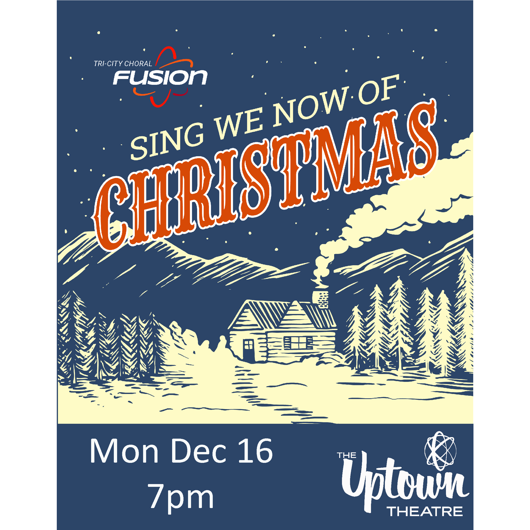 Ticket: Choral Fusion Performance Monday, December 16, 7pm,